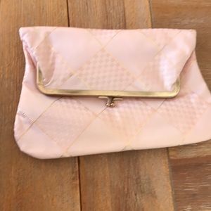 VINTAGE Mini purse light pinkish/peach and gold